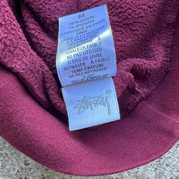 Lightweight Made In USA Stussy Hoodie - Picture 5 of 5